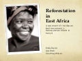 Reforestation in East Africa