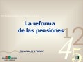 Reforma de las pensiones