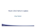 2010-03-24-Health Reform Update, Capitol Club