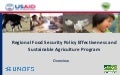 Regional Food Security Policy Effectiveness and Sustainable Agriculture Program