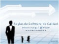 Reglas Básicas del Software de Calidad