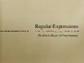 Regular expressions