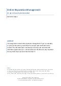 Rehmi Kristensen Online reputation management 