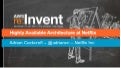 AWS Re:Invent - High Availability Architecture at Netflix