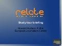 Science Journalism: RELATE briefing