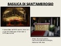 Principali siti artistici di Milano. Relazione dotts.sa Carioni - Parte I