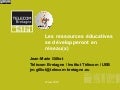 Les ressources se développeront en réseau(x)