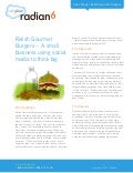 Relish Gourmet Burgers: Radian6 Social Media Case Study