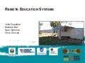 Project briefing May 2012: Remote education systems