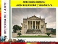 Renacimiento en Italia: aspectos generales y arquitectura. 