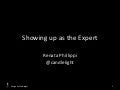 Renata Phillippi -- Showing Up as the Expert