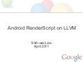 Android RenderScript on LLVM