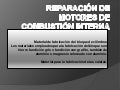 Reparación de motores de combustión interna