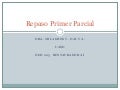 Primer Repaso Restauradora I