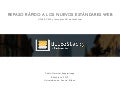 Repaso rápido a los nuevos estándares web