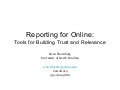 Reporting for New Media in Six Easy Steps!