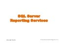 SQL Reporting service presentation