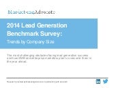 2014 Lead Generation Benchmarks by ...