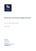 Report on current m-library activity