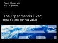 The social media experiment is over. Now it&rsquo;s time to extract value.