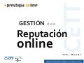Reputación Corporativa Online - CETT 2012