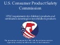 PROFECO Pro-Consumer Week: Requirements for children&rsquo;s products and certification & testing for non children&rsquo;s products - English