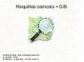Requêtes osmosis + gis