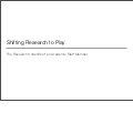 Research as Play