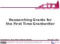 Researching Grants