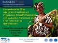 Research methodology for caadp m&e m&e framework, caadp indicators & sadc risdp indicators
