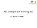 Research methods group  accelarating impact by sharing data