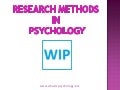 Psych 101 - Introduction to Psychology - Lecture 2