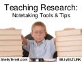 Teaching Research: Note-taking Apps & Tools