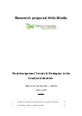 Research Proposal Attic Media
