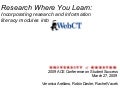 Research Where You Learn