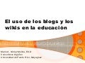 El uso de los blogs y los wikis