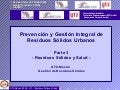 Residuoos SóLidos Y Salud