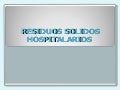 Residuos solidos