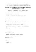 Proposta de resolução do exame de Matemática do 9.º ano 2011