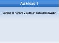 Resolución de actividades con InspIRCd