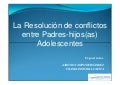 Resolucion conflictosadolescentes