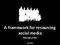A framework for resourcing social media