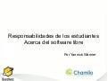 Responsabilidad Estudiantil hacia el Software Libre