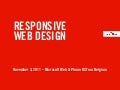Responsive webdesign