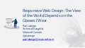 Responsive Web Design - 01.26.12