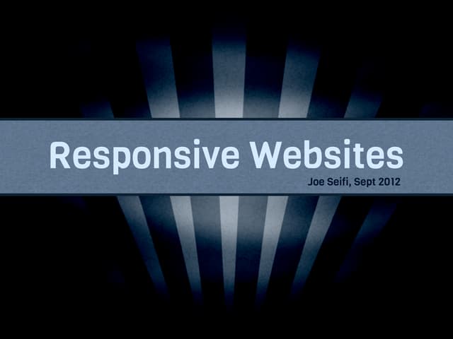 Responsive Websites