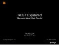 ReST (Representational State Transfer) Explained