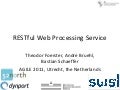 RESTful Web Processing Service