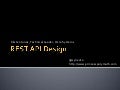 Rest schema design