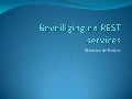 Beveiliging en REST services